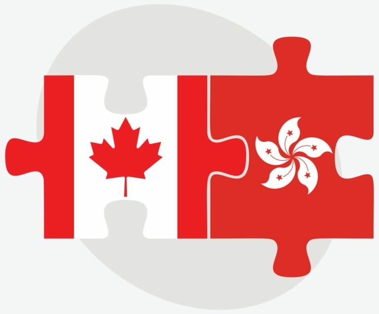 Illustration of the simplified pathways to permanent residency for Hong Kong citizens in Canada.