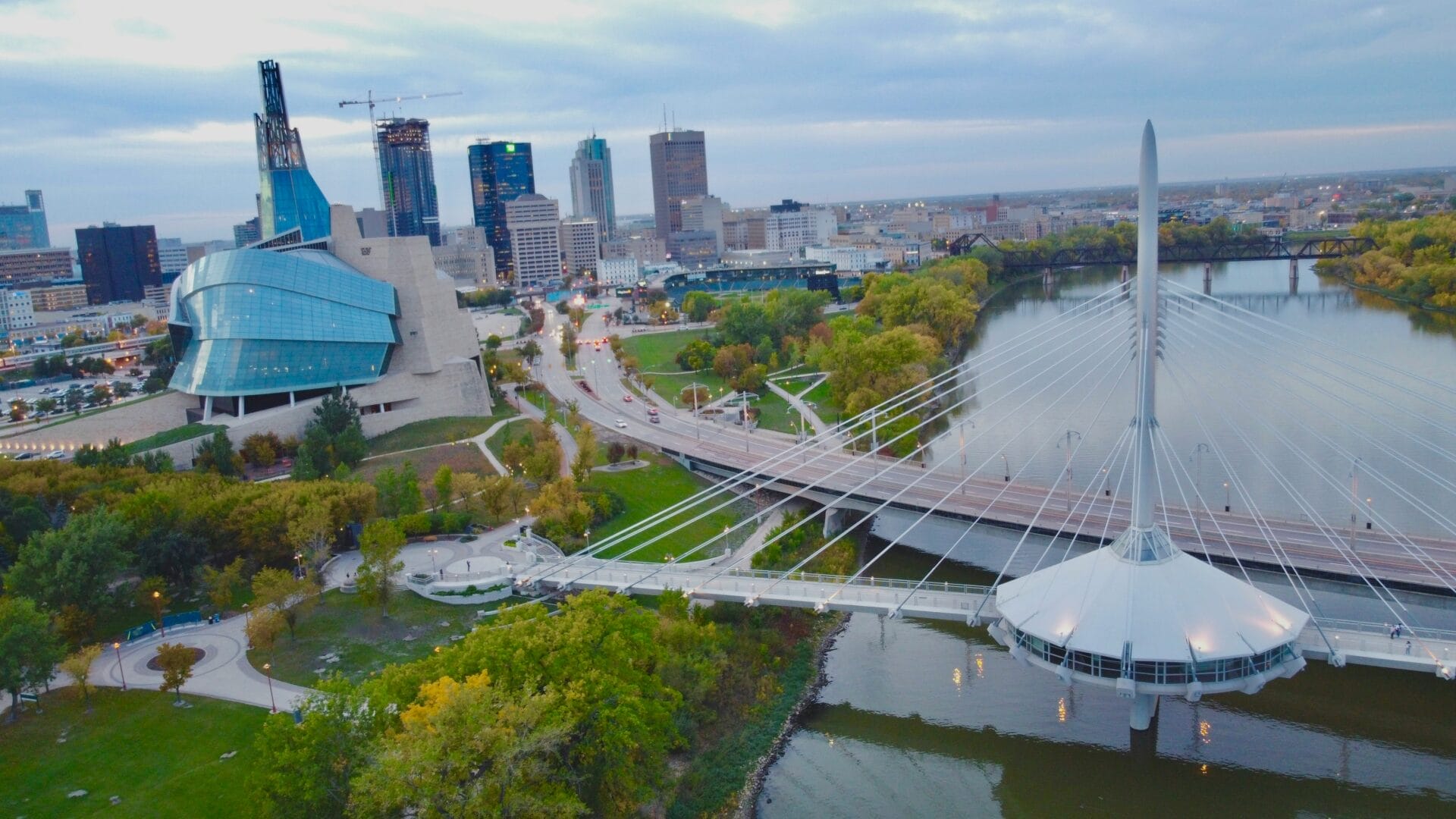 Manitoba aerial view