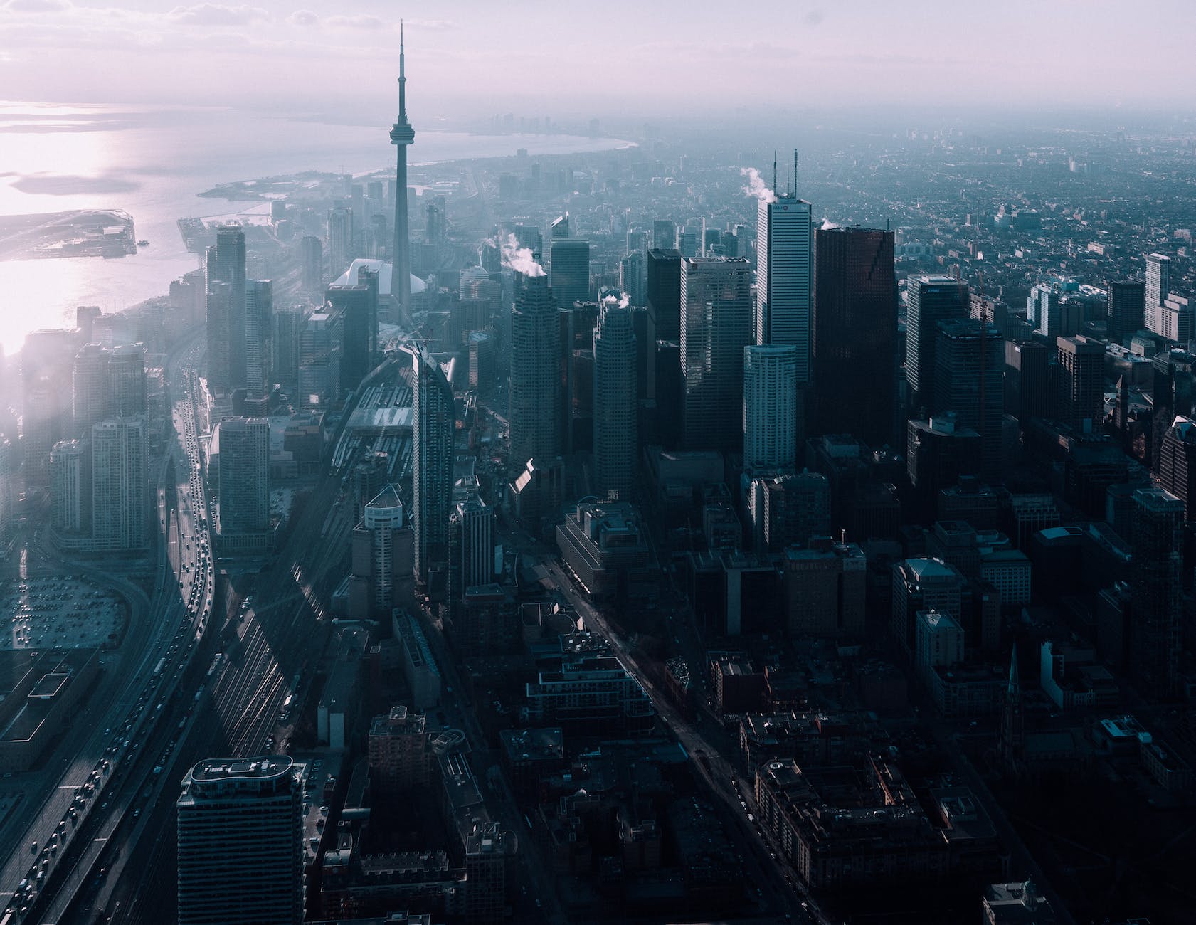 bird s eye view of city during daytime